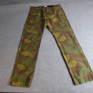 Todd Snyder Pants 33 x 32 Green Brown Chino Camo Camouflage